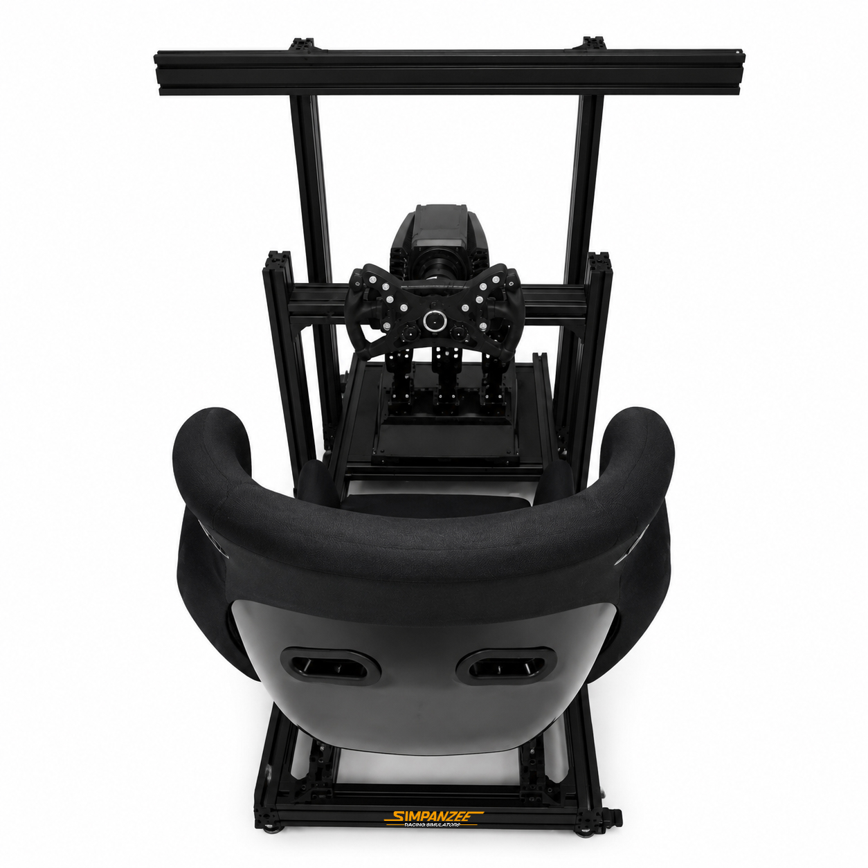 Single Screen Mount Cockpit with Racing Seat